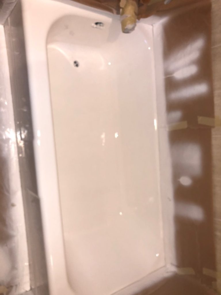 bathtub reglazing project